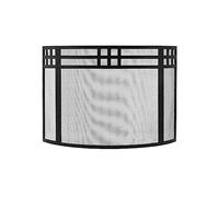 Parascintille per Camino Semplice schermo for camino pieghevole in ferro battuto dal pavimento al soffitto Schermo divisorio ignifugo nero in rete metallica Porte per Camino