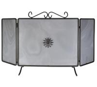 PARASCINTILLE PER CAMINO CAMINETTO 3 ANTE CM 20X50X20 H50 IN FERRO BATTUTO 51041