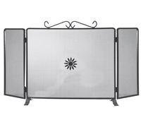 PARASCINTILLE PER CAMINO CAMINETTO 3 ANTE CM 20X50X20 H50 IN FERRO BATTUTO 51041
