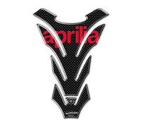 PARASERBATOIO ADESIVI 3D CARBONIO PROTEZIONE SERBATOIO per MOTO APRILIA ROSSO