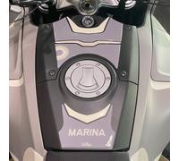 Resin Bike Adesivi Moto Compatibile con Moto Guzzi V100 Mandello 2023 Aviazione Navale. Protezioni Paraserbatoio e Zona Chiave da Urti e Graffi. Adesivi Resinati con Effetto 3D