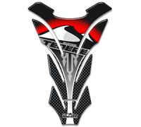 Paraserbatoio Adesivi 3D compatibili con Yamaha Super Tenere Universale Rosso