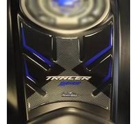 Resin Bike Adesivi Moto Compatibile con Yamaha Tracer 900 2018-2020. Protezione Paraserbatoio da Urti e Graffi. Adesivo 3D Resinato per Serbatoio Moto - Blu Metallizzato