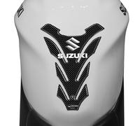 PARASERBATOIO ADESIVI In RESINA 3D CARBONIO PROTEZIONE SERBATOIO per MOTO SUZUKI