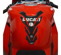 PARASERBATOIO ADESIVI in Resina 3D Protezione SERBATOIO per MOTO DUCATI CARBONIO