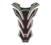 PARASERBATOIO ADESIVI in RESINA CARBONIO SERBATOIO MOTO BANDIERA ITALIANA ITALIA