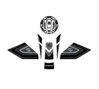 Paraserbatoio Adesivi Laterali Per Serbatoio Carburante Per B&MW F900XR F 900 XR 2020-2023, Kit Di Protezione E Decorazione Tank Pad Adesivo(NERO,X-1)