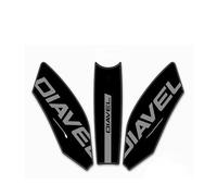 Paraserbatoio Adesivi Per Serbatoio Carburante Laterale Per Ducati Diavel DIAVEL 1260, Adesivi In Gomma Per Trazione E Protezione Ginocchia Tank Pad Adesivo(NERO 1)