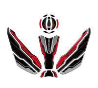 Paraserbatoio Adesivi Per Serbatoio Carburante Laterale Per Per Z500 Per Z 500 2024, Adesivi Di Protezione Impermeabili Tank Pad Adesivo(ROSSO,X-1)