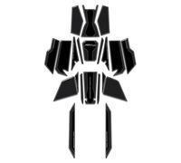Paraserbatoio Adesivi Per Serbatoio Laterale Per H&onda ADV 350 2022 2023 ADV350 2024, Kit Di Adesivi In Resina Per La Protezione Del Serbatoio Tank Pad Adesivo(NERO 2)