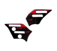 Paraserbatoio Adesivi Per Serbatoio Laterale Per Y&amaha Tracer 9GT 2025, Kit Di Adesivi In Resina Gel Per Protezione Serbatoio Tank Pad Adesivo(ROSSO,X-6)