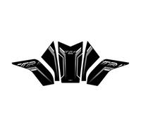 Paraserbatoio Adesivo Per Moto, Protezione Laterale Del Serbatoio Carburante Per Benelli TRK 502-502X, Adesivi Per La Protezione Dell'area Del Serbatoio Tank Pad Adesivo(Titanio)