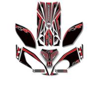 Paraserbatoio Adesivo Per Moto Protezione Laterale Per Serbatoio Carburante Per B&MW S1000RR S1000 RR 2015-2018 Adesivi Per Protezione Carenatura Anteriore Tank Pad Adesivo(Colore 1)