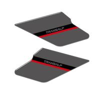 Paraserbatoio Adesivo Per Serbatoio Carburante Laterale Per H&onda XL750 Transalp 750 2023-2024, Kit Di Adesivi Di Protezione, Adesivo Per Serbatoio Tank Pad Adesivo(BIANCO,X-5)