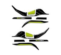 Paraserbatoio Adesivo Per Serbatoio Carburante Laterale Per Moto Per VOGE 900DSX DS900X 2024, Kit Di Adesivi Protettivi In Resina Impermeabili Tank Pad Adesivo(VERDE,X-5)