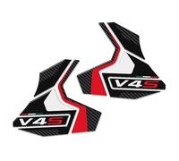 Paraserbatoio Adesivo Per Serbatoio Laterale Per Ducati Multistrada V4 S V4S 2021-2024, Protezione Impermeabile E Decorativa Tank Pad Adesivo(Nero 4)