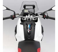 Paraserbatoio Adesivo Resina 3D Carbonio compatibile con Moto Bmw F650 Gs F650gs