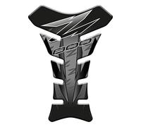 PARASERBATOIO ADESIVO RESINATO EFFETTO 3D compatibile con Kawasaki Z800 (Grigio)