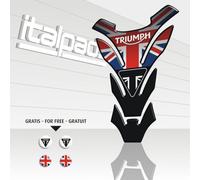 Paraserbatoio "DETROIT Top black" per Triumph U.K. flag Union Jack