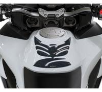 PARASERBATOIO in gel 3D CARBON LOOK compatibile per MOTO DUCATI MULTISTRADA 1260