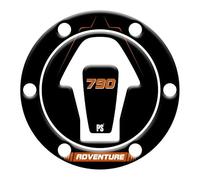 Paraserbatoio.it Adesivo effetto 3D Protezione Paraserbatoio resinato compatibile con KTM 790 Adventure - Protezione tappo - Arancione