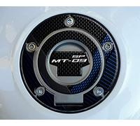 Paraserbatoio.it ADESIVO RESINATO EFFETTO 3D, PER MOTO COMPATIBILE CON YAMAHA MT-09 E MT 09 SP DAL 2021 IN POI (ICON PERFORMANCE, PROTEZIONE TAPPO)