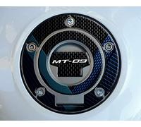Paraserbatoio.it ADESIVO RESINATO EFFETTO 3D, PER MOTO COMPATIBILE CON YAMAHA MT-09 E MT 09 SP DAL 2021 IN POI (ICON BLUE, PROTEZIONE TAPPO)