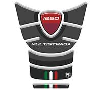Paraserbatoio.it PARASERBATOIO RESINATO ADESIVO EFFETTO 3D, PER MOTO COMPATIBILE CON DUCATI MULTISTRADA 1260
