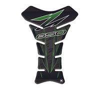 Paraserbatoio.it PARASERBATOIO RESINATO ADESIVO EFFETTO 3D, PER MOTO COMPATIBILE CON KAWASAKI Z650 BLACK GREEN