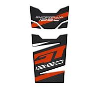 Paraserbatoio.it PARASERBATOIO RESINATO ADESIVO EFFETTO 3D, PER MOTO COMPATIBILE CON KTM SUPERDUKE 1290 GT 2020-2022 METALLO NERO