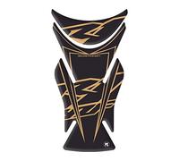Paraserbatoio.it PARASERBATOIO RESINATO ADESIVO EFFETTO 3D, PER MOTO COMPATIBILE CON YAMAHA R1 2007 2014 gold