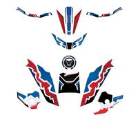 Paraserbatoio Kit Di Adesivi Per Protezione Laterale Del Serbatoio Per H&onda Africa Twin CRF1100L Twin 1100 CRF 2024-2025 Tank Pad Adesivo(Colore 1)