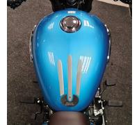 Paraserbatoio Moto Adesivo in resina gel 3D compatibile con Royal Enfield