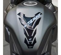 Paraserbatoio moto CBR Licenza Ufficiale Honda adesivo resina 3D carbonio bianco