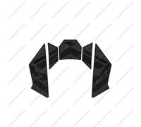 Paraserbatoio Pad Serbatoio Carburante Moto Compatibile con CF MOTO 450MT, Adesivo Serbatoio Carburante Antiscivolo, Pad di Trazione Lato Serbatoio Carburante per 450MT