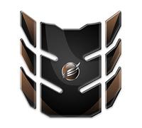 PARASERBATOIO RESINA 3D COMPATIBILE CON HONDA Africa Twin CRF 1000 L 2016-2019 GP-127(NWS) (Oro)