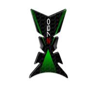PARASERBATOIO RESINA 3D COMPATIBILE CON KAWASAKI Z 750 2004-2012 GP-2016 (Candy Lime Green)