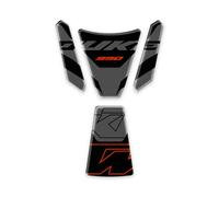 PARASERBATOIO RESINA 3D COMPATIBILE CON KTM 990 DUKE 2024 On GP-2020 (Nero)
