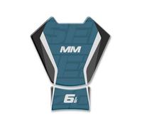 PARASERBATOIO RESINA 3D COMPATIBILE CON MOTO MORINI Seiemezzo GP-888 (Blu Chiaro)