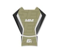 PARASERBATOIO RESINA 3D COMPATIBILE CON MOTO MORINI Seiemezzo GP-888 (Verde)