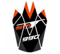 PARASERBATOIO RESINA 3D TANKPAD PER KTM SUPERMOTO T GP-525(M) BLACK W