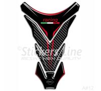 Paraserbatoio resinato APRILIA Racing Tank Pad adesivi serbatoio 3D A#12