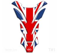Paraserbatoio resinato per moto Triumph Tank Pad adesivi serbatoio 3D T#1