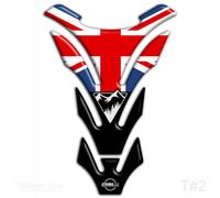 Paraserbatoio resinato per moto Triumph Tank Pad adesivi serbatoio 3D T#2