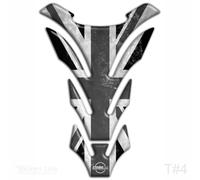 Paraserbatoio resinato per moto Triumph Tank Pad adesivi serbatoio 3D T4 vintage