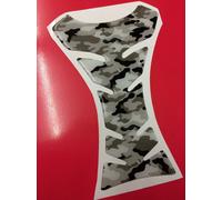 Paraserbatoio Resinato Sticker 3D DUCATI BMW APRILIA SUZUKI Mimetico vulcan grey