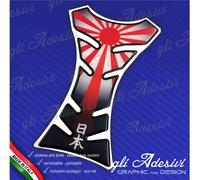 Paraserbatoio Resinato Sticker 3D Japan Flag Empire Moto