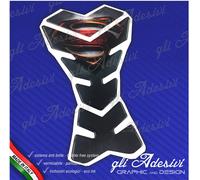 Paraserbatoio Resinato Sticker 3D Superman Super Man Moto
