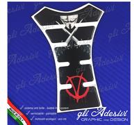 Paraserbatoio Resinato Sticker 3D The V per Vendetta Moto