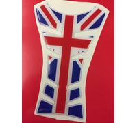 Paraserbatoio Resinato Sticker 3D Union Jack Triumph